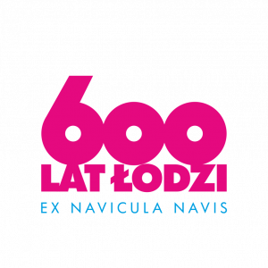 logo 600 lat Łodzi
