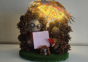 Praca konkursowa "Jeż - dziki zwierz"